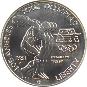 image for: 1983-D Olympic $1 NGC MS69