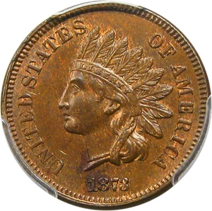image for: 1873 1c PCGS MS63 BN (Doubled LIBERTY)