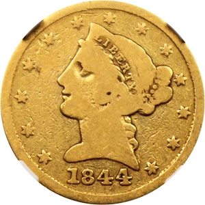 image for: 1844-D $5 NGC/CAC Good-06