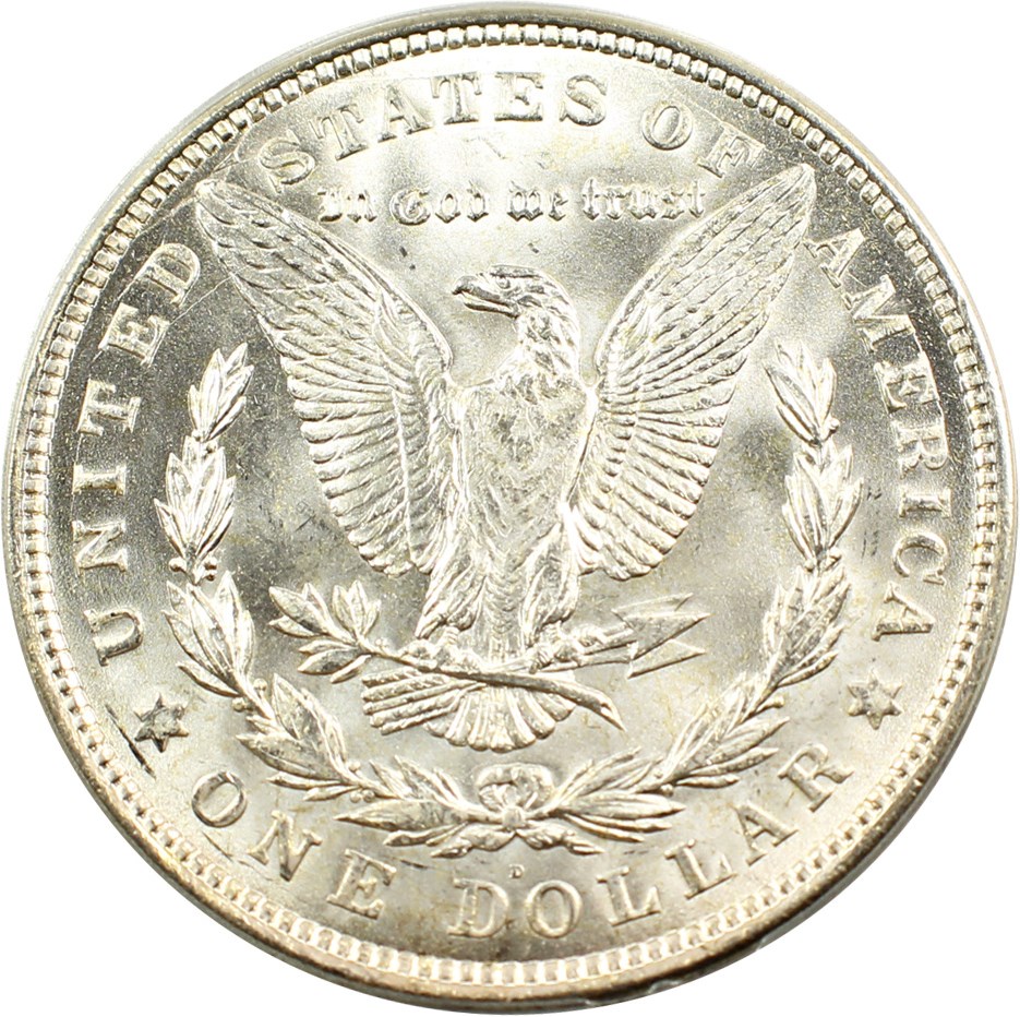 image for: 1921-D $1 PCGS/CAC MS64 (VAM-3A, Wing Dot)