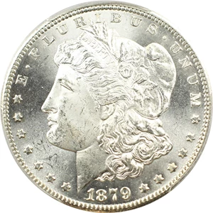 image for: Top 100 VAM: 1879-S $1 PCGS/CAC MS64+ (VAM-39 Reverse of 1878)