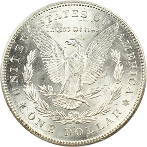 image for: Top 100 VAM: 1879-S $1 PCGS/CAC MS64+ (VAM-39 Reverse of 1878)