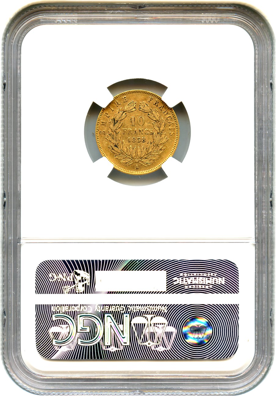 1858-A  10 Fr MS thumbnail 4