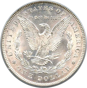image for: Top 100 VAM: 1878 7TF $1 PCGS/CAC MS64 (Reverse of 1878, VAM-141 Tripled Star)