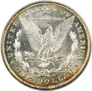 image for: Hot 50 VAM: 1878 8TF $1 PCGS/CAC MS63 (VAM-14.4, Concave Reverse)