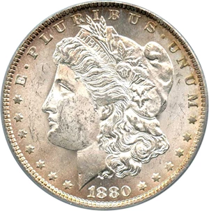 image for: Top 100 VAM: 1880-O $1 PCGS/CAC MS63 (VAM-48, Hangnail)