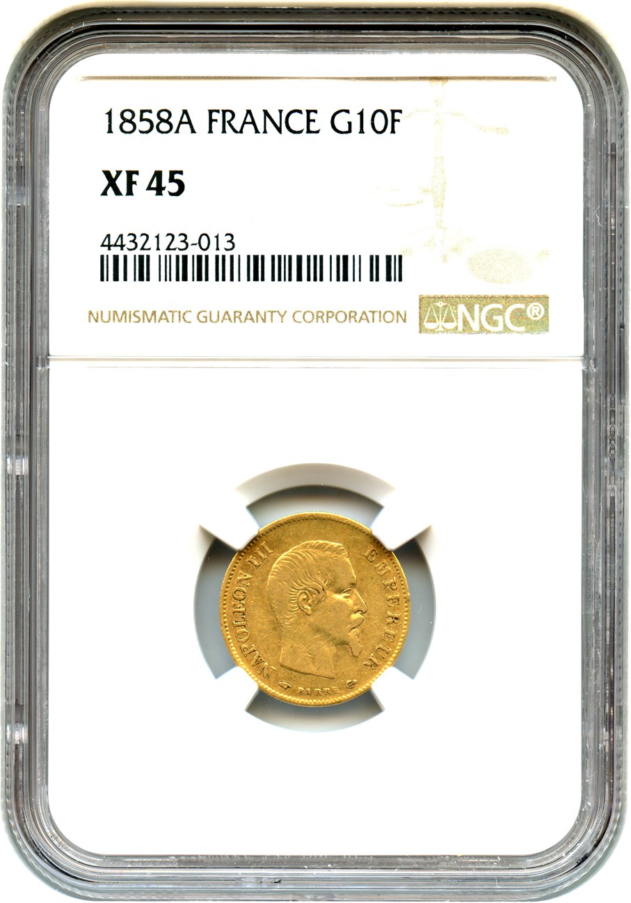 1858-A  10 Fr MS thumbnail 3
