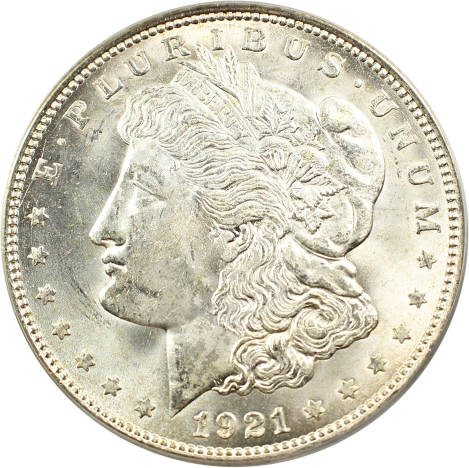 image for: 1921-D $1 PCGS/CAC MS64 (VAM-3A, Wing Dot)