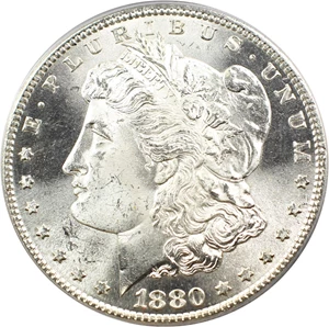image for: Top 100 VAM: 1880-S $1 PCGS/CAC MS66 (VAM-10, 8/7 Crossbar)