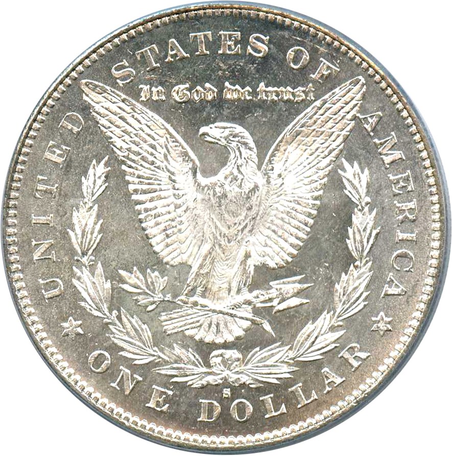 image for: Top 100 VAM: 1879-S $1 PCGS/CAC MS62 (VAM-52 Reverse of 1878)
