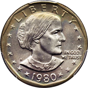 image for: 1980-D SBA $1 PCGS MS66