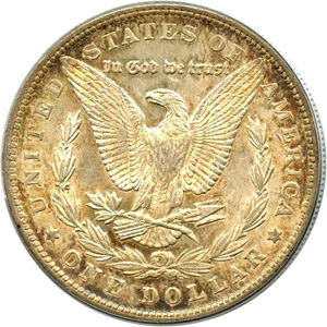 image for: Top 100 VAM: 1878 7TF $1 PCGS/CAC AU58 (Reverse of 1879, VAM-220, Tripled R)