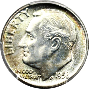 image for: 1956 10c PCGS MS67 FB