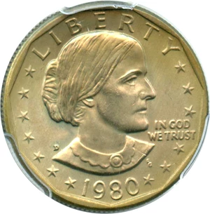 image for: 1980-D SBA $1 PCGS MS66
