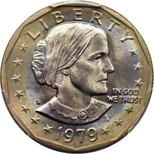 image for: 1979-D SBA $1 PCGS MS66