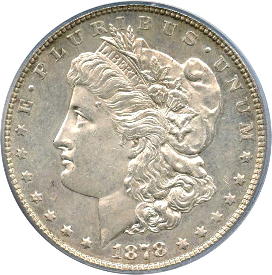 image for: Hot 50 VAM: 1878-S $1 PCGS AU58 (VAM-6, Doubled Rib)