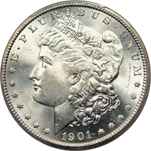 image for: 1901-S $1 PCGS MS66
