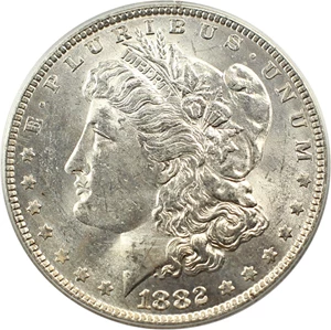 image for: Top 100 VAM: 1882-O $1 PCGS MS63 (VAM-4, O/S Recessed)