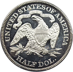 image for: 1890 50c PCGS/CAC Proof 64 CAM
