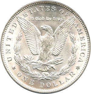 image for: Hot 50 VAM: 1888 $1 PCGS MS62 (VAM-12, Doubled Reverse)
