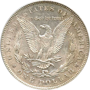 image for: Top 100 VAM: 1878 7TF $1 PCGS AU55 (Reverse of 1878, VAM-115, Tripled Blossom)