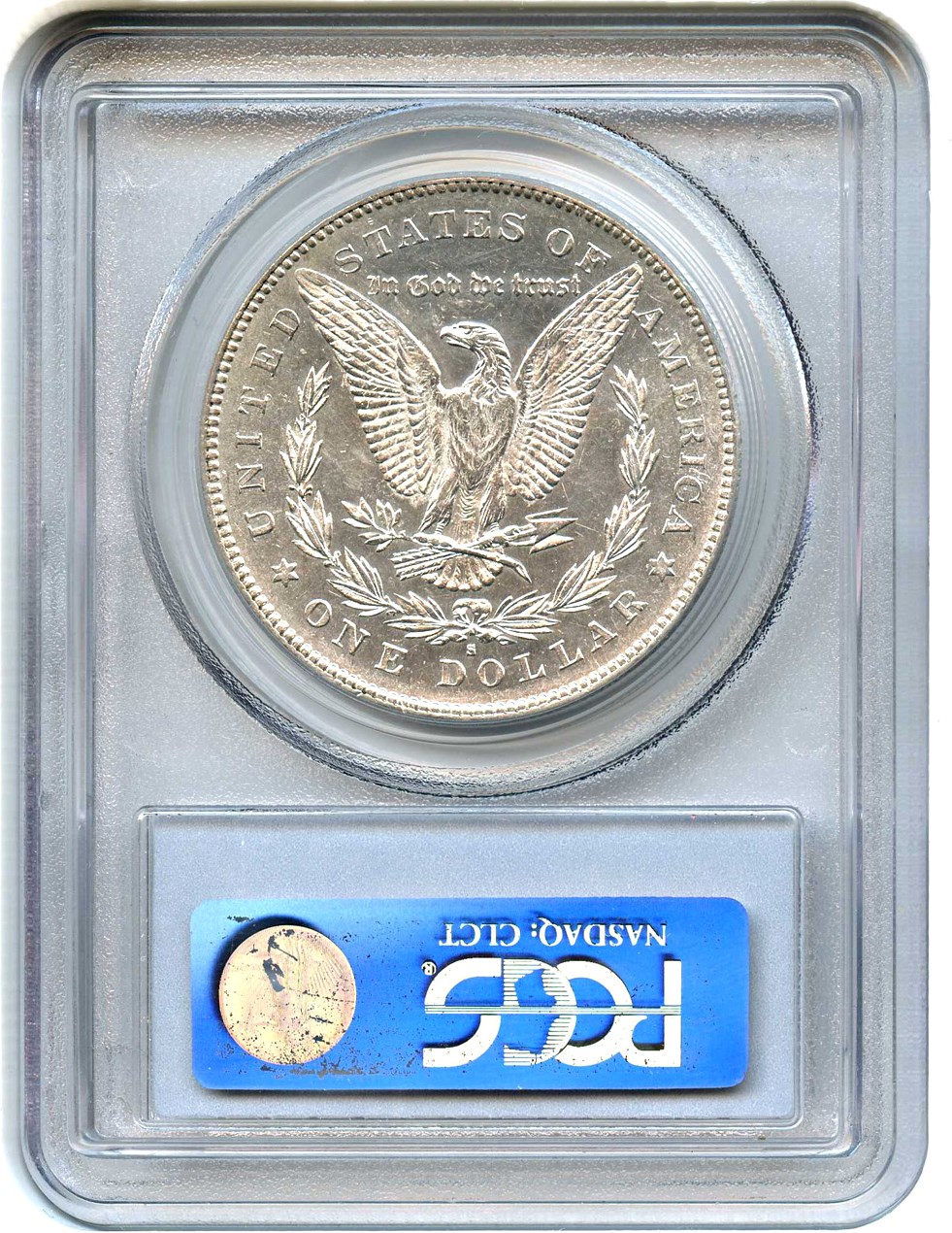 image for: Top 100 VAM: 1879-S $1 PCGS AU50 (VAM-25, Reverse of 1878)