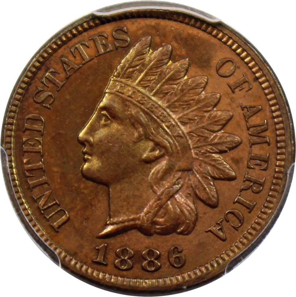 image for: 1886 1c PCGS Proof 64 BN (Variety 2)