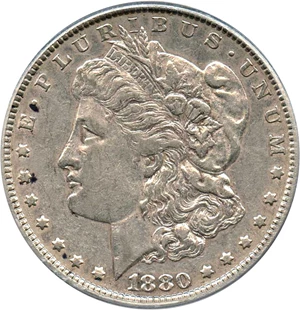 image for: Top 100 VAM: 1880-O $1 PCGS XF40 (VAM-5, 8/7, Crossbar)