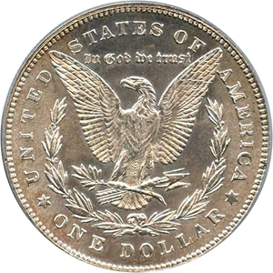 image for: 1878 7TF $1 PCGS MS62 (Reverse of 1878, VAM-82 Doubled Stars)