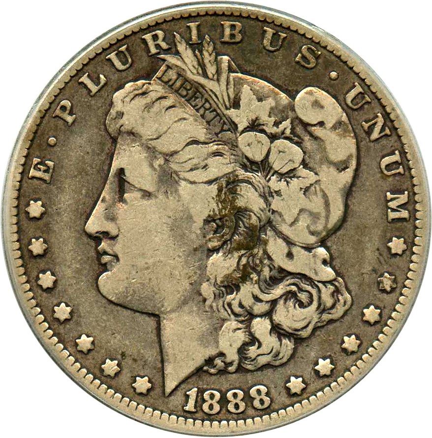 image for: Top 100 VAM: 1888-O $1 PCGS VG-10 (VAM-24, Oval O)