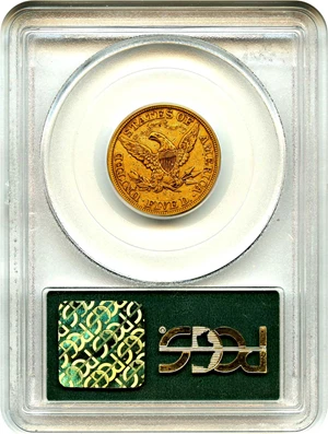 image for: 1866-S $5 PCGS VF20 (Motto, OGH)