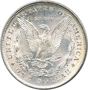 image for: 1878 8TF $1 PCGS MS62 (VAM-14.1, Alligator Eye)