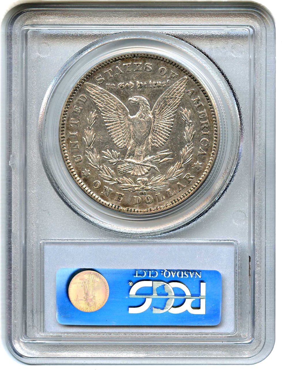 image for: Top 100 VAM: 1878-CC $1 PCGS XF45 (VAM-18, Doubled Leaves)