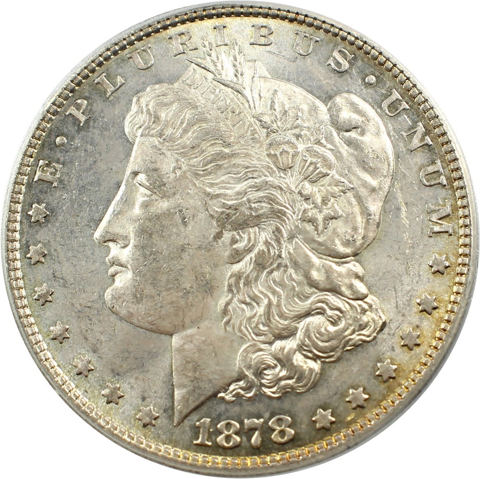 image for: Top 100 VAM: 1878 8TF $1 PCGS MS61 (VAM-23, Crazy Lips)