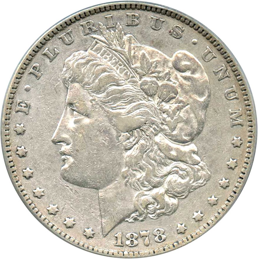 image for: Hot 50 VAM: 1878 7TF $1 PCGS VF35 (Reverse of 1878, VAM-169, Quad Stars)