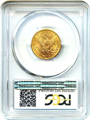 image for: 1903-S $5 PCGS UNC Details (Planchet Flaw)