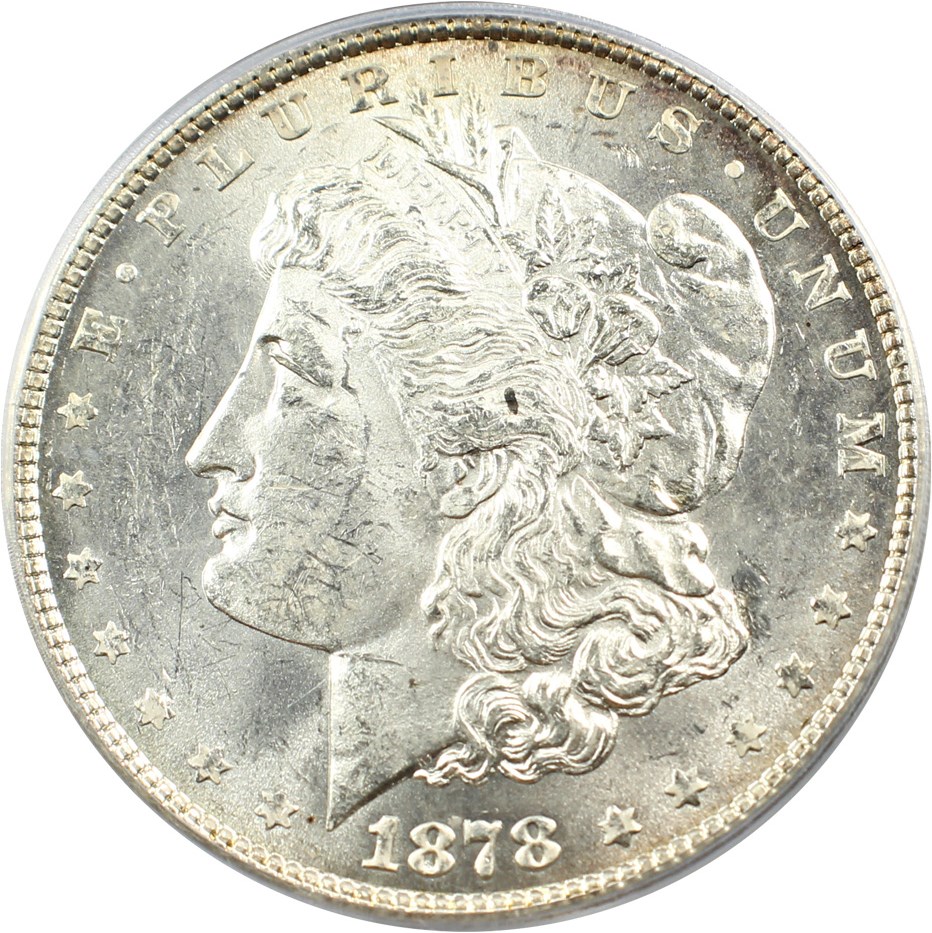 image for: 1878 7/8TF $1 PCGS MS61 (Strong, VAM-42, 7/7)