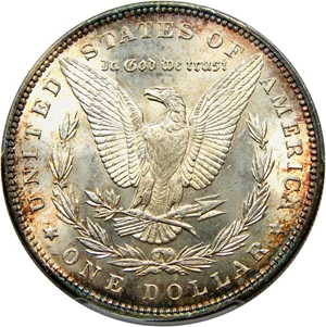 image for: 1890 $1 PCGS MS66