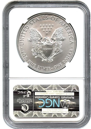 image for: 2011 25th Anniversary Silver Eagle $1 NGC MS69 (Early Releases)