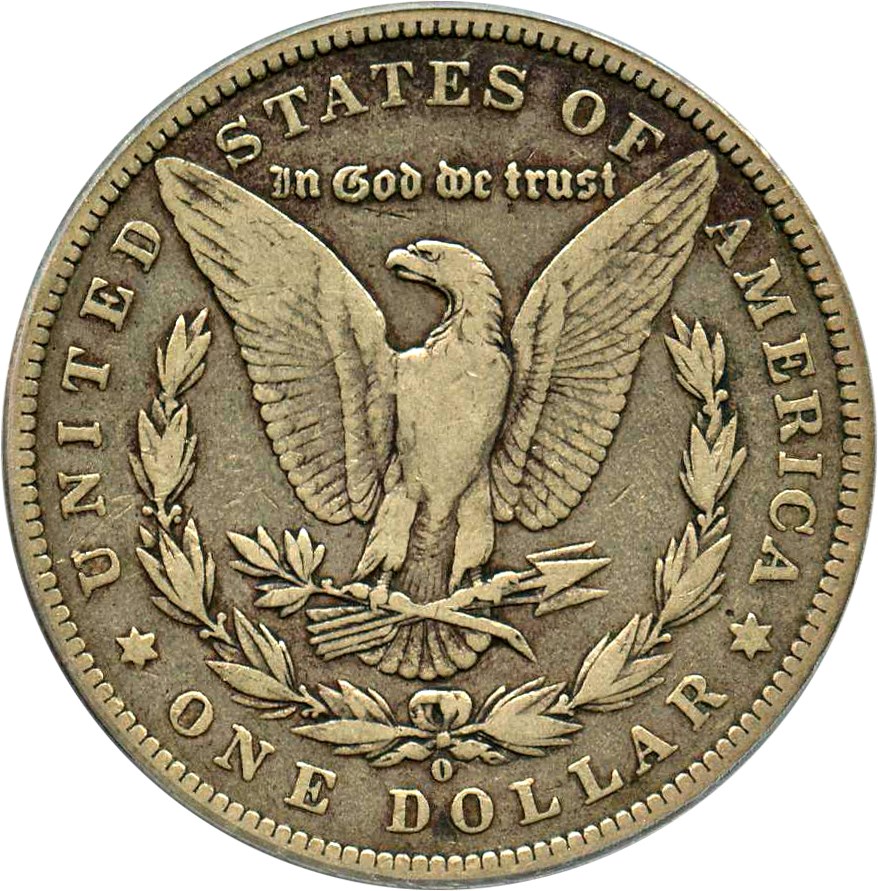 image for: Top 100 VAM: 1888-O $1 PCGS F15 (VAM-21, Oval O)