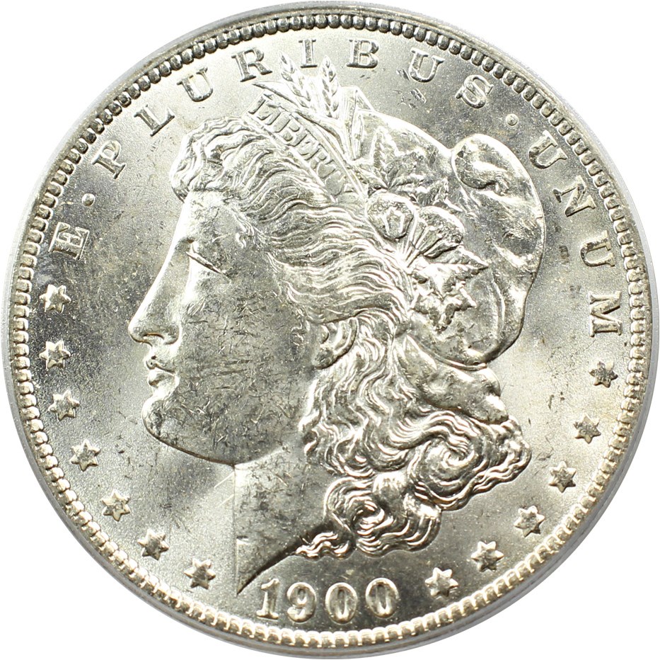 image for: Top 100 VAM: 1900-O $1 PCGS MS62 (VAM-15, Doubled Stars)