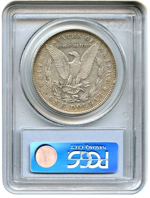 image for: Top 100 VAM: 1878 7TF $1 PCGS XF45 (Reverse of 1878, VAM-171, Tripled R)