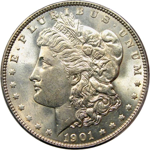 image for: 1901 $1 PCGS MS64
