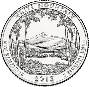 image for: 2013-P 25c White Mountain NP 100 Coin Bag in Mint Box ($25 Bag)