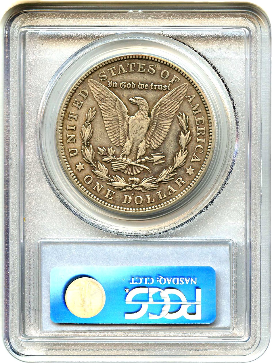 image for: 1921-S $1 PCGS XF45 (VAM-1B, Thorn Head)