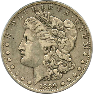 image for: Top 100 VAM: 1889-O $1 PCGS VF35 (VAM-2, Oval O)