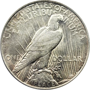 image for: Top 50 VAM: 1923 $1 PCGS AU50 (VAM-1C, Tail on O)