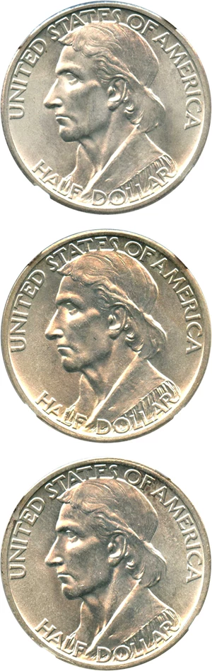 image for: 1935/34 Boone 50c Set NGC/CAC MS65