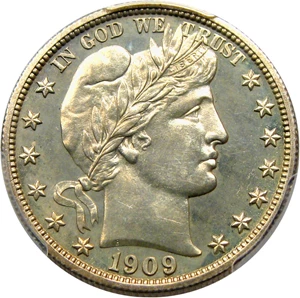 image for: 1909 50c PCGS Proof 63