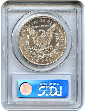 image for: 1878 7TF $1 PCGS MS62 (Reverse of 1878, VAM-82 Doubled Stars)